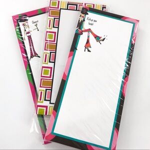 3 stylish list notepads